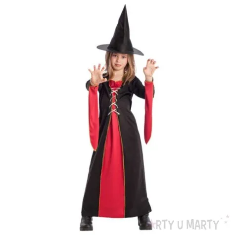 stroj dla dzieci czarownica wampirza carnival toys 122 128 cm