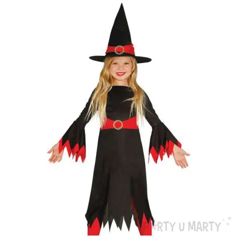 stroj dla dzieci czerwona czarownica guirca 10 12 lat