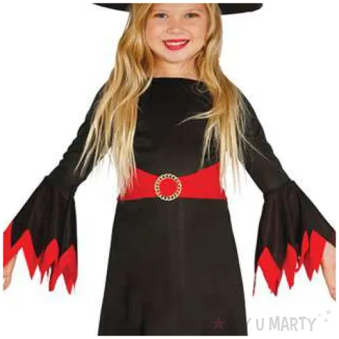 stroj dla dzieci czerwona czarownica guirca 10 12 lat