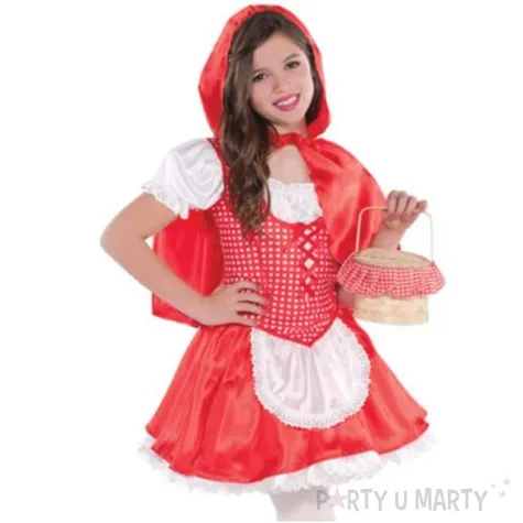 stroj dla dzieci czerwony kapturek amscan rozm 4 6 lat