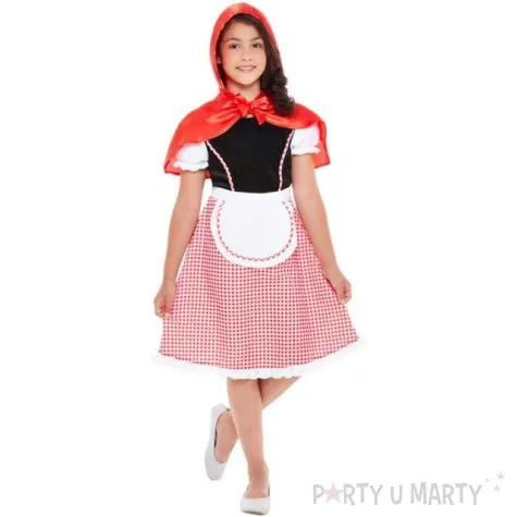 stroj dla dzieci czerwony kapturek deluxe smiffys rozm 116 128 cm