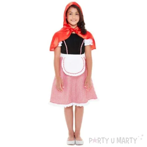 stroj dla dzieci czerwony kapturek deluxe smiffys rozm 116 128 cm