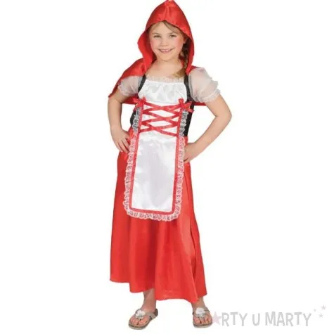 stroj dla dzieci czerwony kapturek funny fashion rozm 104