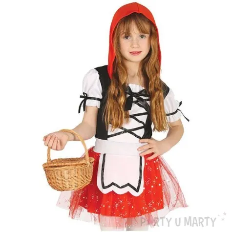 stroj dla dzieci czerwony kapturek guirca rozm 3 4 lata