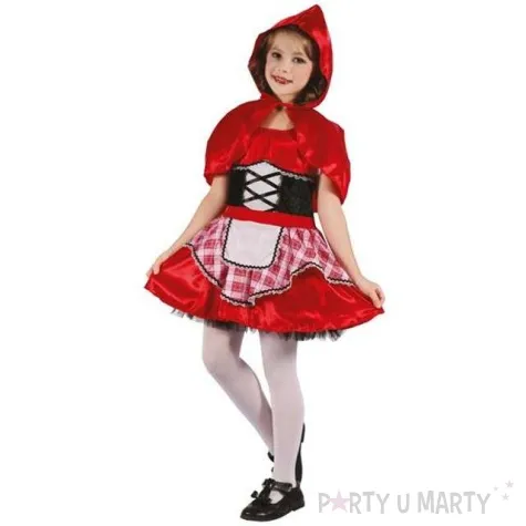 stroj dla dzieci czerwony kapturek rozm 110 120 cm