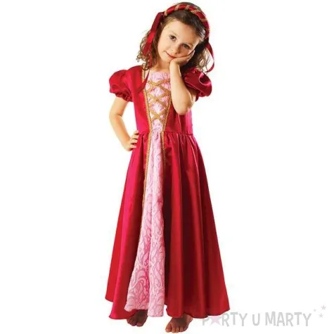 stroj dla dzieci dama dworu kraszek rozm 122 128 cm