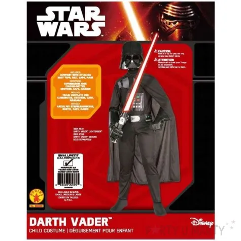 stroj dla dzieci darth vader rubies rozm 110 116 cm