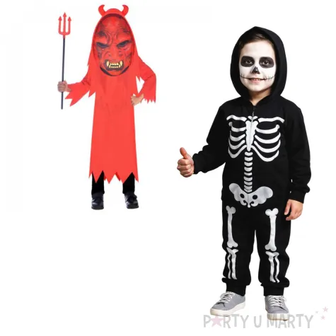 stroj dla dzieci diabel z wielka glowa amscan rozm 104 116 cm