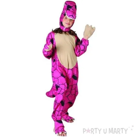 stroj dla dzieci dinozaur rozowy roz 110 120