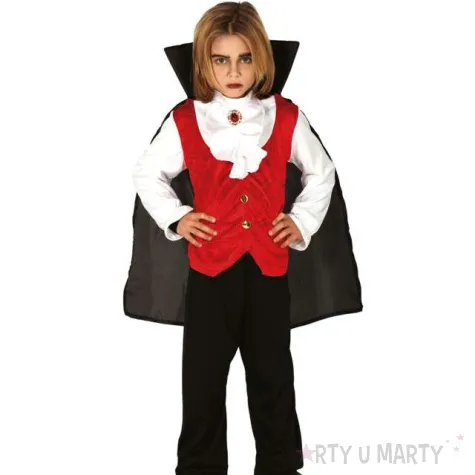 stroj dla dzieci drakula zestaw z peleryna guirca 5 6 lat