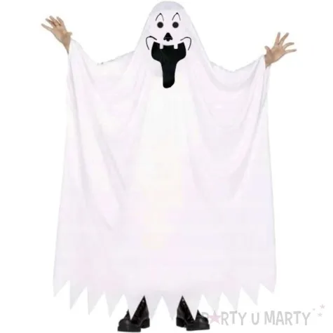 stroj dla dzieci duch bialy partytino rozm 110 116 cm