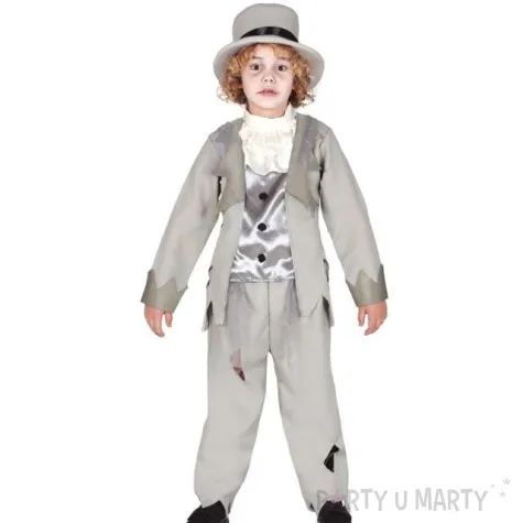 stroj dla dzieci duch elegant szary guirca rozm 110 116 cm