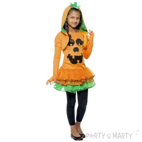 stroj dla dzieci dynia tutu pomaranczowy smiffys rozm 130 140 cm