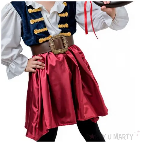 stroj dla dzieci elegancka piratka zestaw kapitana na karnawal godan rozm 92 104