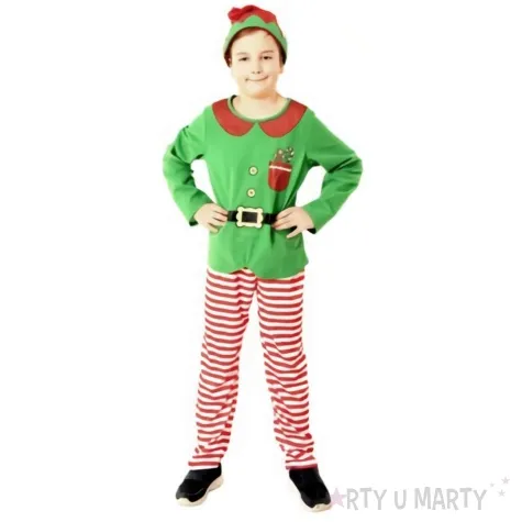 stroj dla dzieci elf maly pomocnik zielony party tino 98 104