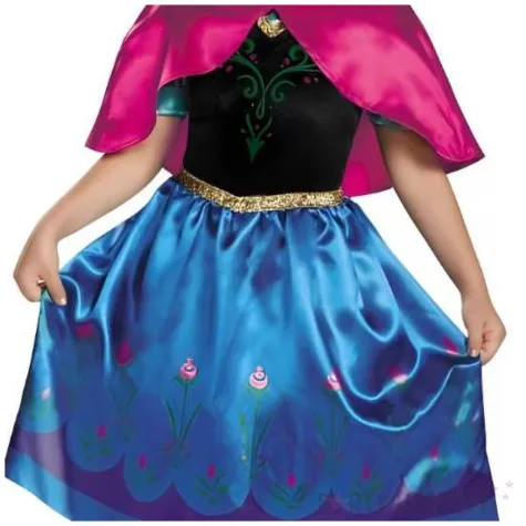 stroj dla dzieci frozen anna sukienka podrozna disguise rozm 122 130
