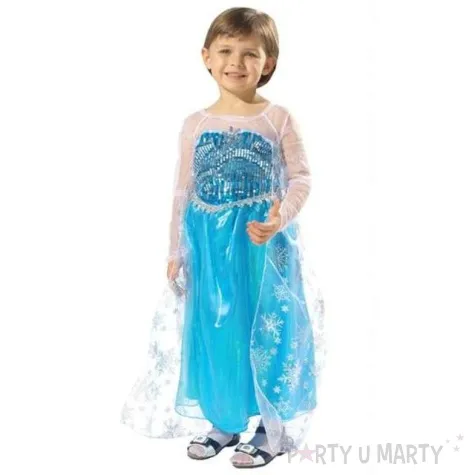 stroj dla dzieci frozen krolowa rozm l 7 8 lat