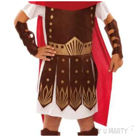 stroj dla dzieci gladiator w czerwonym plaszczu fyasa 122 134 cm