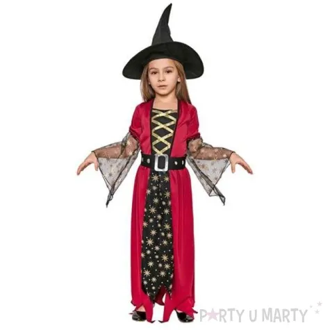 stroj dla dzieci gwiezdna czarownica rozm 120 130 cm