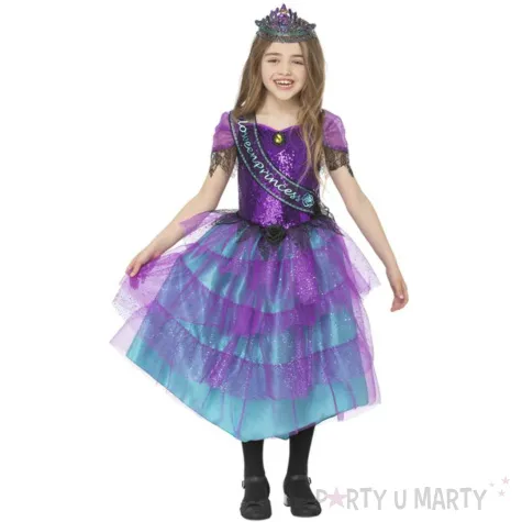 stroj dla dzieci halloweenowa ksiezniczka smiffys rozm 130 140 cm
