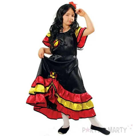 stroj dla dzieci hiszpanka kraszek rozm 134 140 cm