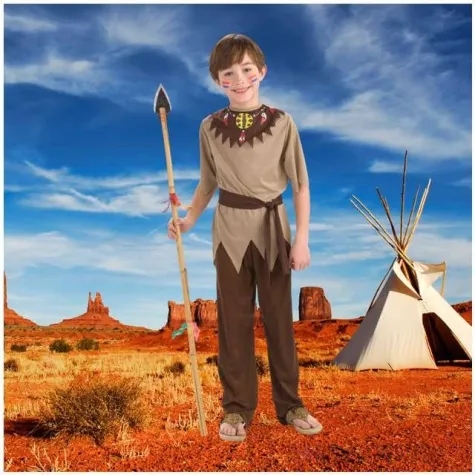 stroj dla dzieci indianin folat rozm 116 134 cm