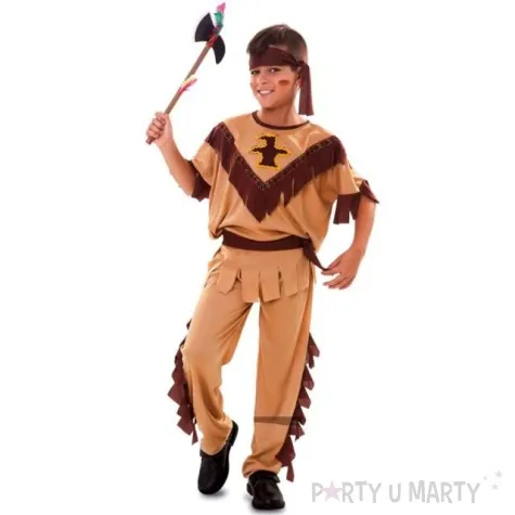 stroj dla dzieci indianin w opasce fyasa 92 104 cm