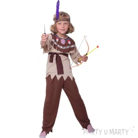 stroj dla dzieci indianin z piorem arpex rozm 120 130 cm