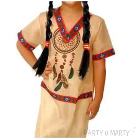 stroj dla dzieci indianka amala partytino 122 128 cm