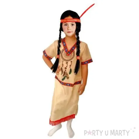 stroj dla dzieci indianka amala partytino 134 140 cm