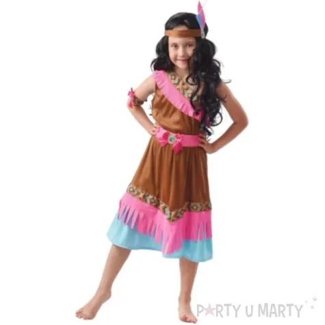 stroj dla dzieci indianka pastelowa godan rozm 120 130