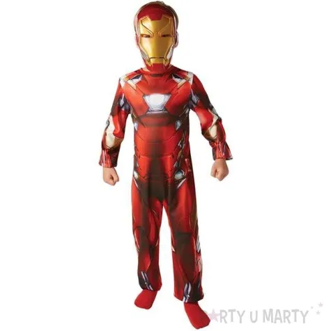 stroj dla dzieci iron man rubies rozm 122 128 cm