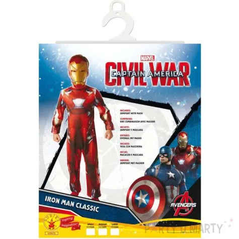 stroj dla dzieci iron man rubies rozm 122 128 cm