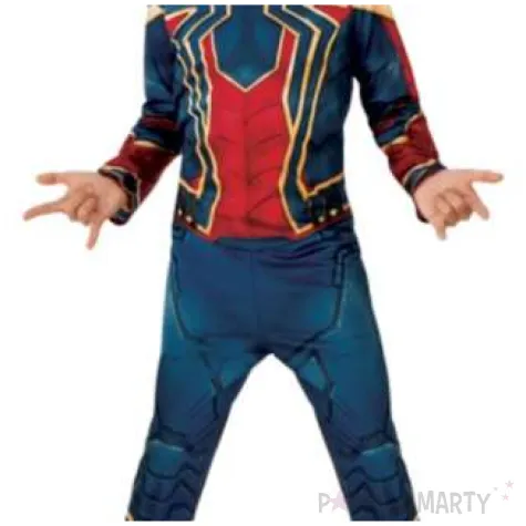 stroj dla dzieci iron spiderman rubies rozm 128 134 cm