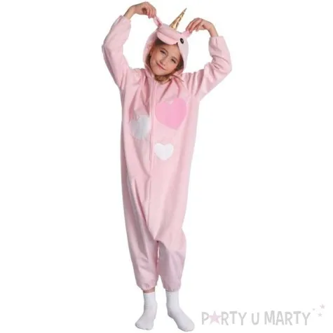 stroj dla dzieci jednorozec rozowy godan rozm 120 130 cm