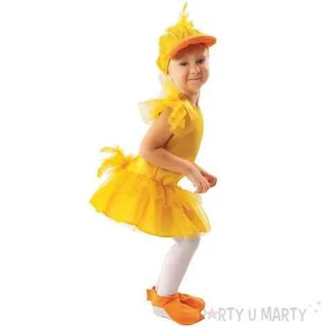 stroj dla dzieci kaczuszka sukienka kraszek rozm 122 128 cm