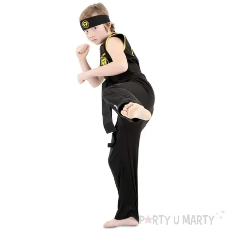 stroj dla dzieci karateka cobra king fyasa rozm 110 120 cm