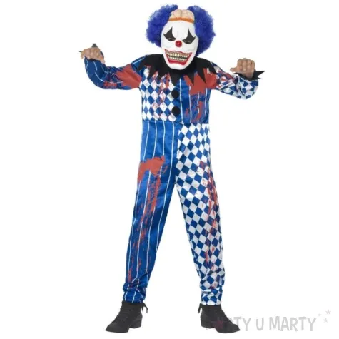 stroj dla dzieci klaun psychopata smiffys rozm 130 140 cm