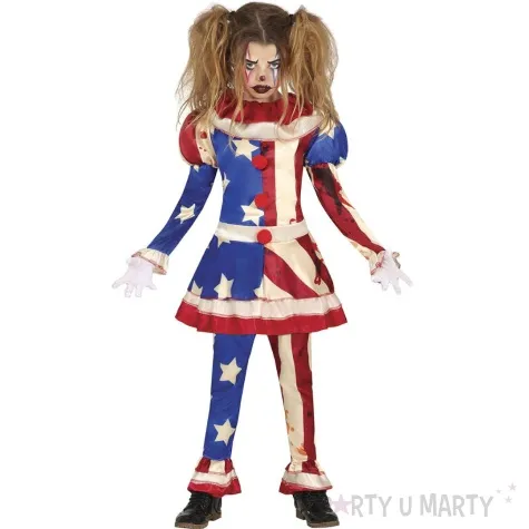 stroj dla dzieci klaun psychopatka usa guirca 122 134cm
