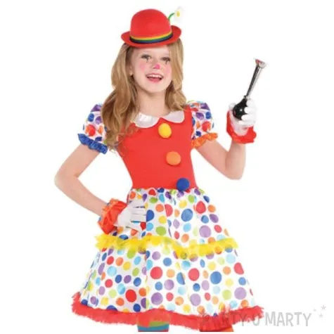 stroj dla dzieci klauninka amscan rozm 134 140 cm