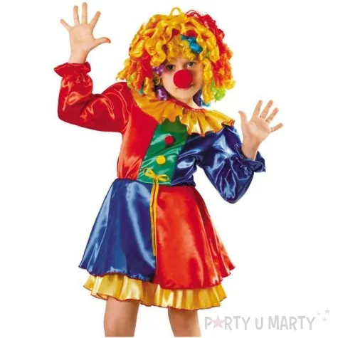 stroj dla dzieci klauninka kraszek rozm 122 128 cm