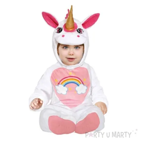 stroj dla dzieci kombinezon jednorozec z tecza guirca 80 86 cm