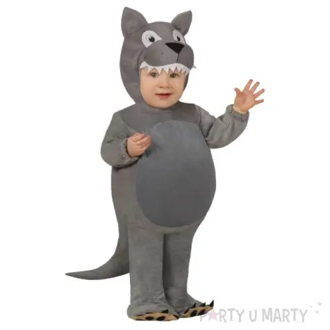 stroj dla dzieci kombinezon wilk z brzuchem guirca 86 98 cm