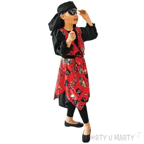 stroj dla dzieci korsarka kraszek rozm 122 128 cm