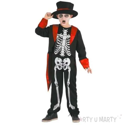 stroj dla dzieci kosciotrup dzentelmen rozm 130 140 cm