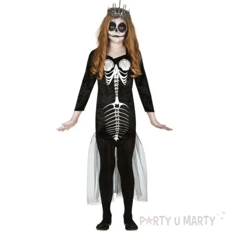 stroj dla dzieci kosciotrup syrenki czarny guirca 5 6 lat