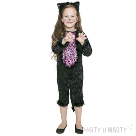 stroj dla dzieci kot w panterke arpex rozm 92 104 cm