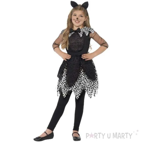 stroj dla dzieci kotek panterka smiffys 116 128 cm