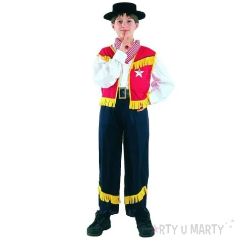 stroj dla dzieci kowboj godan rozm 120 130 cm