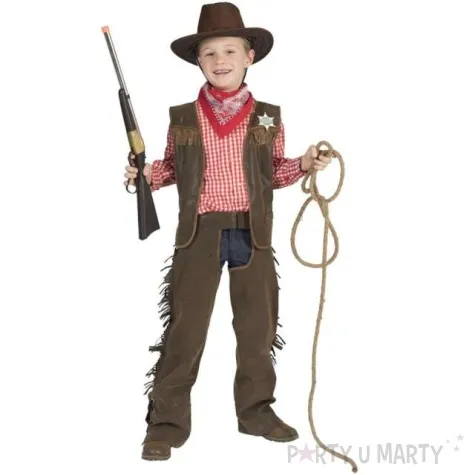 stroj dla dzieci kowboj z dzikiego zachodu funny fashion 116 cm